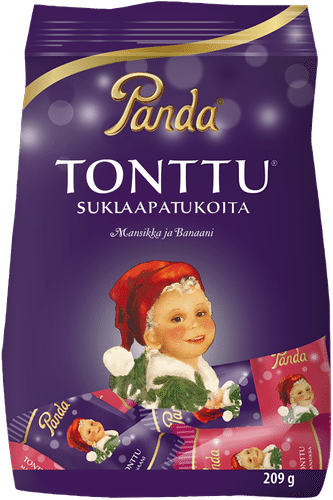 Panda Tonttu suklaapatukka 209g