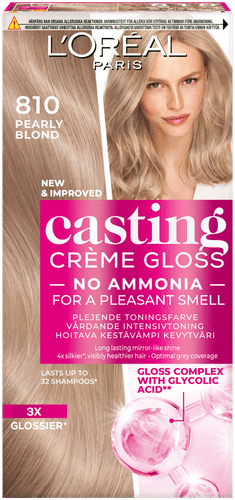 L'Oréal Paris Casting Crème Gloss 810 Pearly Blonde semi-permanent hiusväri normaaleille hiuksille 1 pce