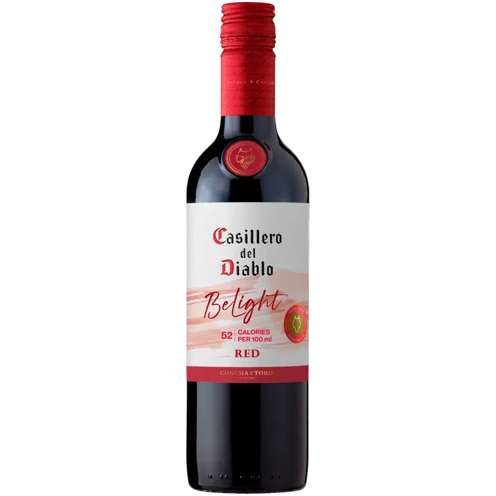 Casillero del Diablo Belight Red, 8 %, 0,375 l punaviini lasipullo｜Casillero del Diablo Belight Red，8%，0.375 l 红饮料玻璃瓶