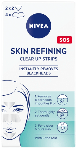 NIVEA 6pcs Daily Essentials Refining Clear-up Strips puhdistuslaput kasvojen T-alueelle