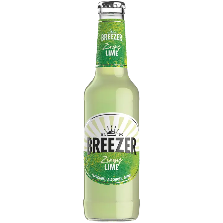 Bacardi Breezer Lime juomasekoitus 4 % 27,5 cl lasiplo｜Breezer 百加得 Breezer 青柠混合饮料 4% 27.5 cl lasiplo