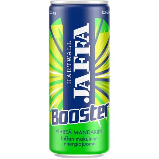 Jaffa Booster Vihreä mandariini energy drink 0,33 l｜Jaffa Booster 绿柑能量饮料 0,33 l