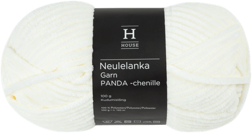 House Panda雪尼尔纱线 100克 本白 2098
