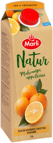Natur Marli Natur 较甜橙汁 100% 1 L