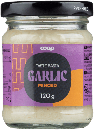 Coop 亚洲风味蒜泥 120 g｜Coop Taste of Asia valkosipulimurska 120 g