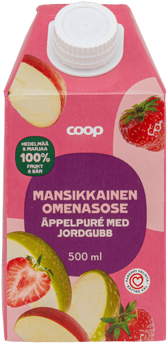 Coop 草莓苹果泥 500 ml