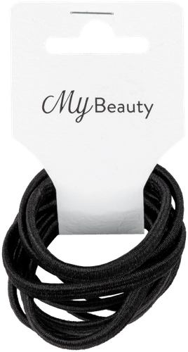 MY BEAUTY hiuslenkki musta litteä 10kpl