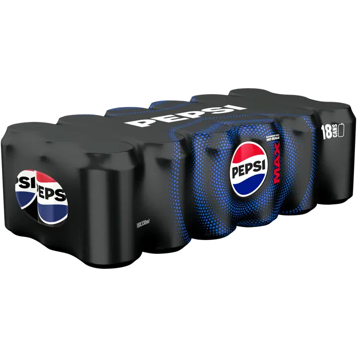 18 x Pepsi Max virvoitusjuoma 0,33 l｜Pepsi MAX 18 瓶 Pepsi Max 软饮料 0,33 l