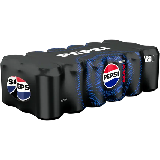 18 x Pepsi Max virvoitusjuoma 0,33 l｜Pepsi MAX 18 瓶 Pepsi Max 软饮料 0,33 l
