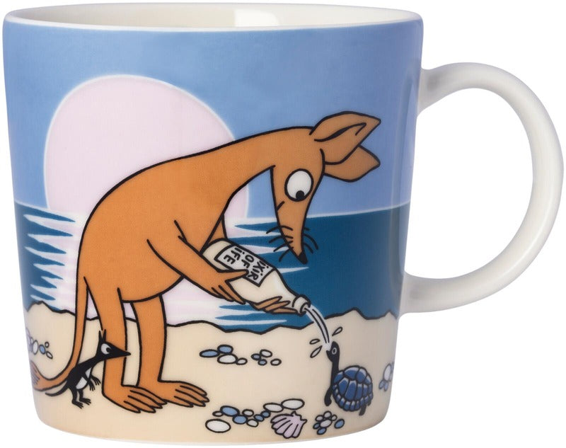 Moomin Arabia 芬兰姆明马克杯0.3L 尼普斯在海滩｜Moomin Arabia Finland Muumi muki 0,3L Nipsu rannalla