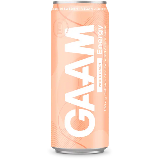 GAAM Energy 330ml White Peach｜GAAM 能量 330ml 白桃