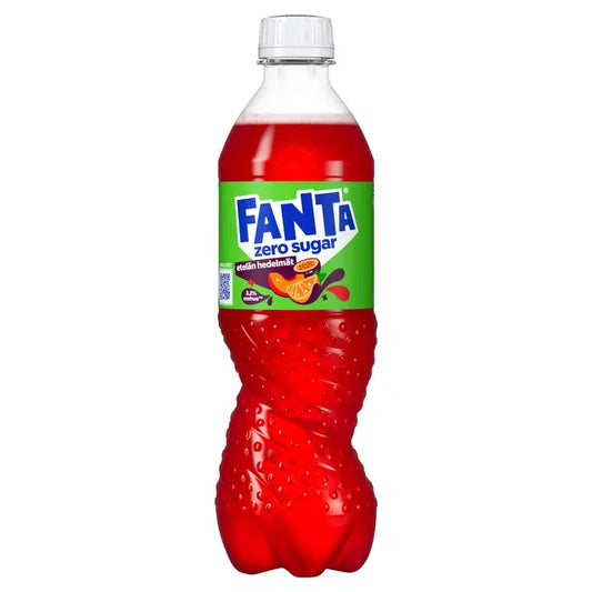 Fanta Etelän Hedelmät Zero virvoitusjuoma muovipullo 0.5 L｜Fanta Etelan Hedelmät 零软饮料塑料瓶 0.5 L