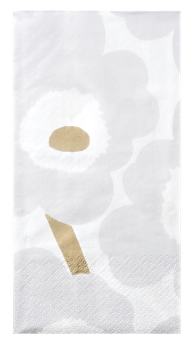 Marimekko Unikko 灰色花盆折叠餐巾 30张/40厘米