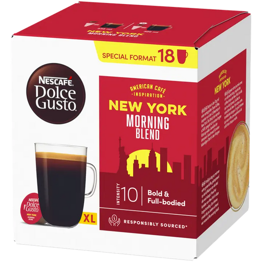 Nescafé Dolce Gusto New York 18kaps/149,4g｜Nescafé Dolce Gusto 纽约 18粒/149.4g