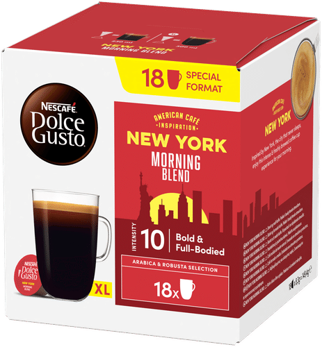 Nescafé Dolce Gusto New York 18kaps/149,4g｜Nescafé Dolce Gusto 纽约 18粒/149.4g