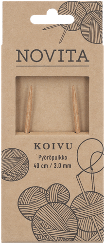 Novita 桦木圆织针40厘米 3.0 mm