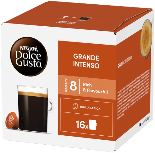 Nescafé Dolce Gusto Grande Intenso 16 kaps/132,8g｜Nescafé Dolce Gusto Grande Intenso 16 粒/132.8g