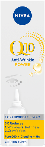 NIVEA 15ml Q10 Anti-Wrinkle Power Extra Firming Eye Cream -silmänympärysvoide