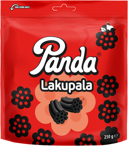 Panda 拉库块甘草糖 250g｜Panda Lakupala lakritsi 250g