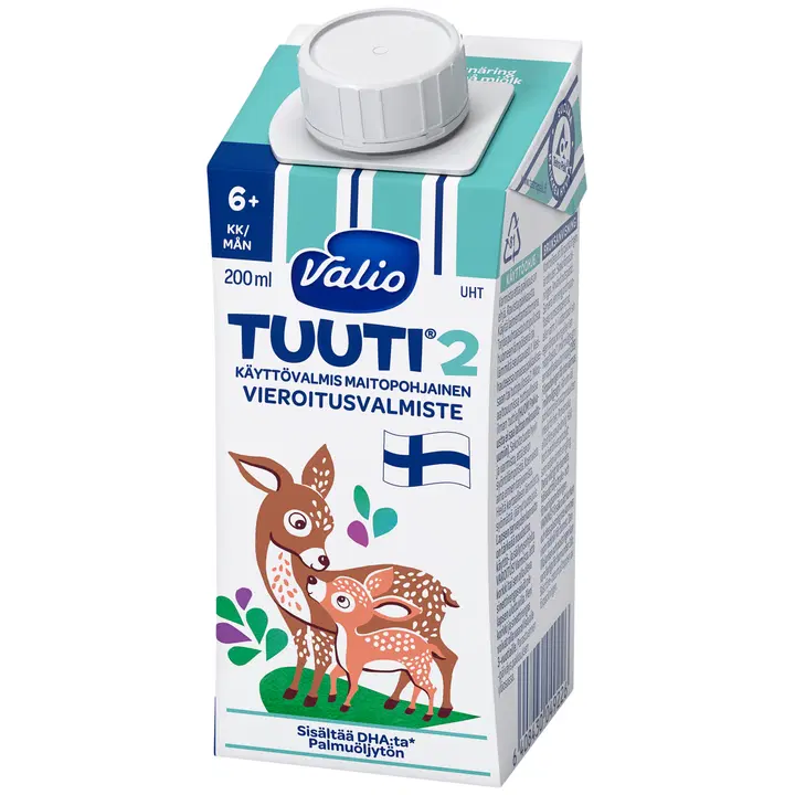 Tuuti Valio Tuuti® 2 乳基断奶配方 200毫升 UHT｜Valio Tuuti® 2 maitopohjainen vieroitusvalmiste 200 ml UHT