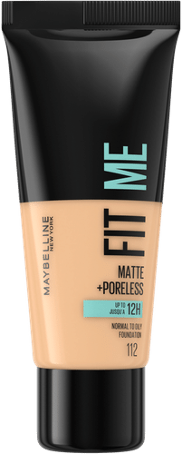 Maybelline 纽约 Fit Me 哑光控油粉底液 112 Soft Beige 30ml