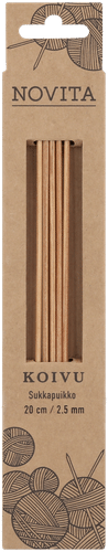Novita 桦木袜针20cm 2.5 mm