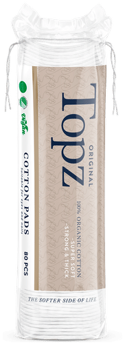 Topz 高级化妆棉片 80 kpl｜Topz Premium Make Up Pads vanulaput 80 kpl
