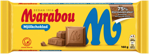 Marabou 牛奶巧克力板 160g