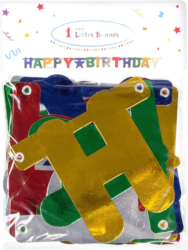Decorata Party 生日快乐三角旗