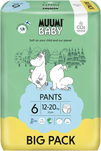 Muumi Baby 内裤式纸尿裤 6-52片 12-20公斤