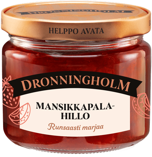 Dronningholm 草莓块果酱 280 g