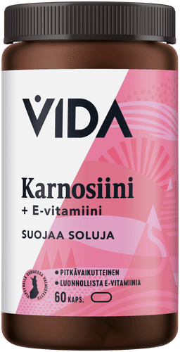 Vida 营养补充剂 肌肽400毫克+维生素E 60粒胶囊 32 g