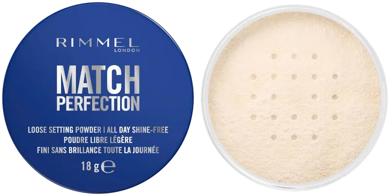 Rimmel London 完美匹配散粉透明18克｜Rimmel London Match Perfection Loose Powder Translucent 18 g irtopuuteri