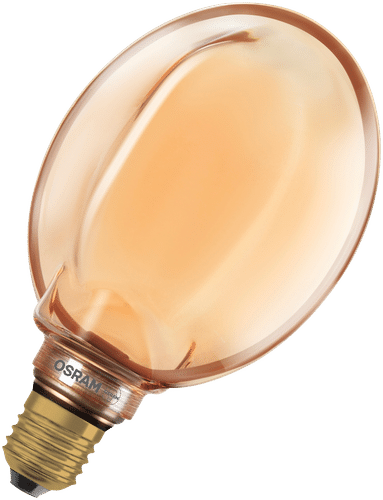 OSRAM LED装饰灯 Vintage 1906 Globe 130mm 4W 220lm 1800K E27 O型灯丝 金色玻璃