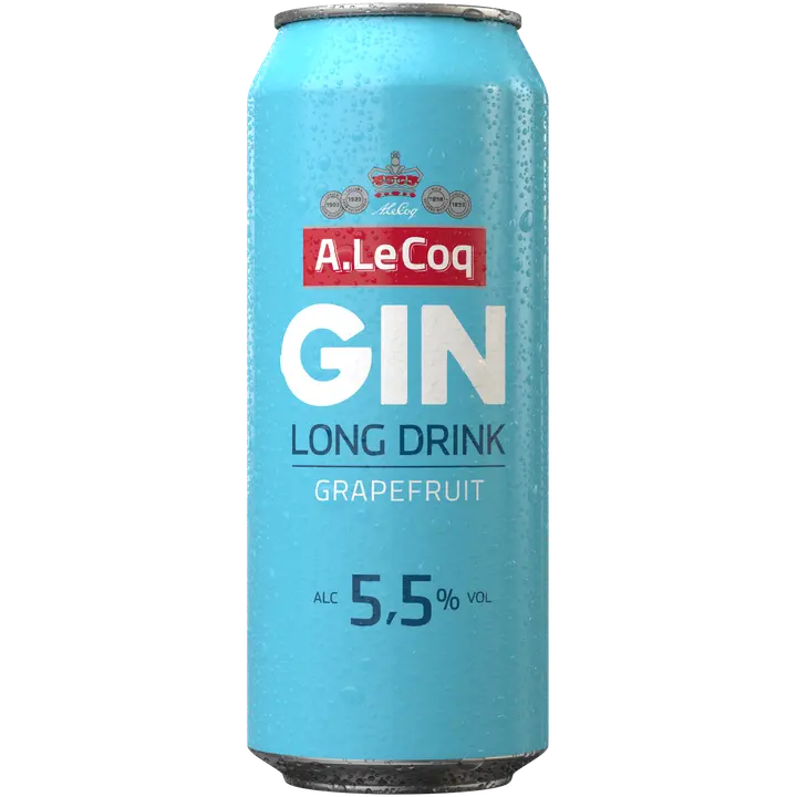 A. Le Coq GIN&Grapefruit Long drink 5,5 % 0,5 l tlk｜A. Le Coq 金葡萄柚长饮 5.5% 0.5 l tlk