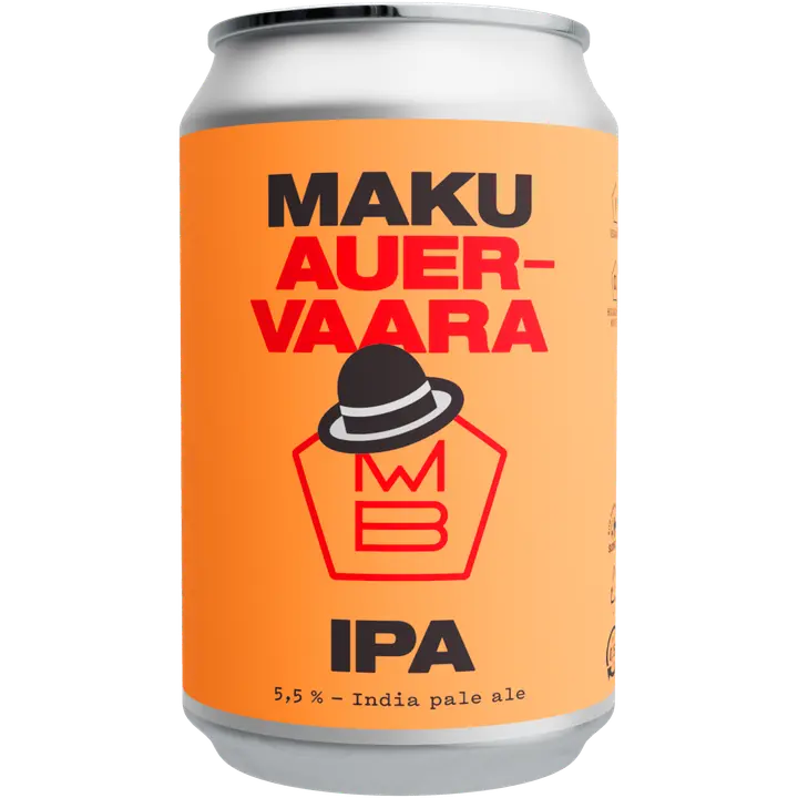 Maku Brewing 5,5% 0.33l Auervaara IPA olut tlk｜Maku Brewing 5.5% 0.33l Auervaara IPA 饮料 tlk