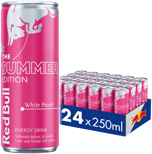 Red Bull 白桃版 0.25l x 24