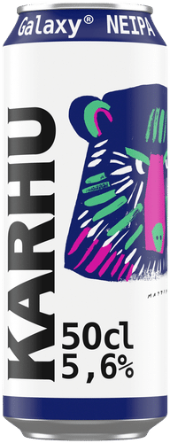 Karhu Galaxy NEIPA olut 5,6 % tölkki 0,5 L