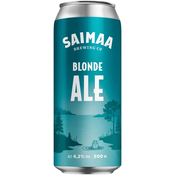 Saimaa Blonde Ale 4,2% olut 0,5l tölkki｜Saimaa 金发艾尔 4.2% 饮品 0.5 升罐装
