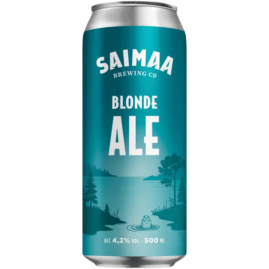 Saimaa Blonde Ale 4,2% olut 0,5l tölkki｜Saimaa 金发艾尔 4.2% 饮品 0.5 升罐装