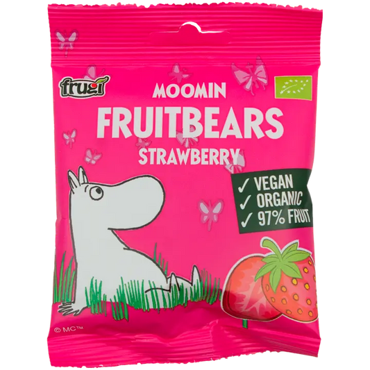 Moomin hedelmänallet mansikka 40 g｜Moomin 水果 泰迪熊 草莓 40 g