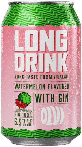 OLVI Long drink 西瓜 5.5% 0.33L罐