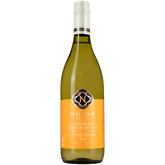 Nugan Estate Third Generation Chardonnay valkoviini 8,0 til-% 75cl plo｜Nugan Estate 第三代霞多丽白葡萄饮料 8.0 vol% 75cl plo
