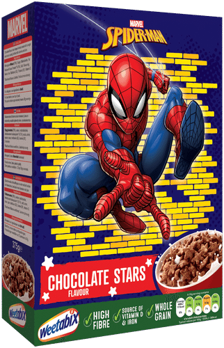 Weetabix Marvel巧克力味小麦麦片 375g