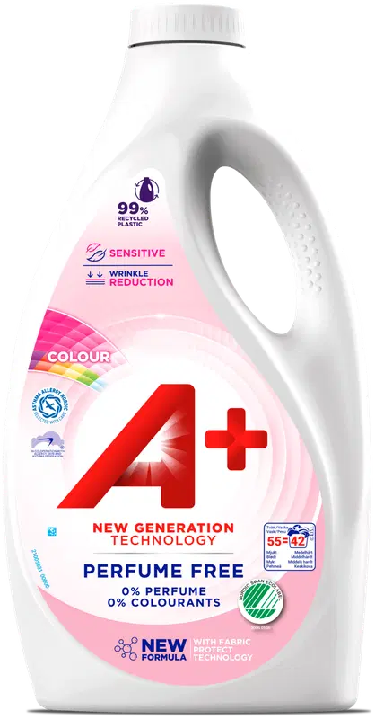 A+ 2200ml 敏感肌彩色衣物洗衣液｜A+ 2200ml Sensitive Color pyykinpesuneste