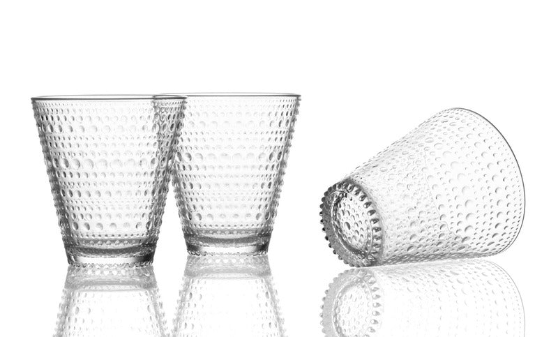 Iittala 卡斯特海米水杯 30cl 透明 2kpl｜Iittala Juomalasi Kastehelmi 30cl kirkas 2kpl