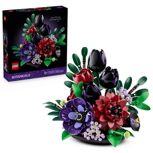LEGO Botanicals 乐高®植物系列 11513 深色花艺摆件