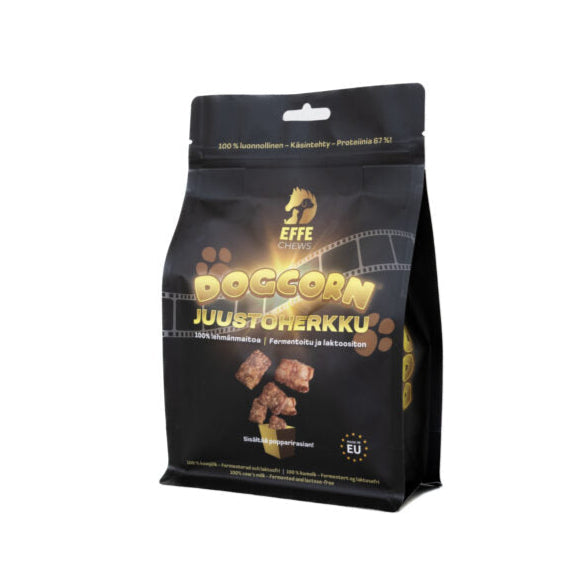 Effe Chews Dogcorn Juustoherkku 100 g｜Effe Chews Dogcorn奶酪零食 100 g