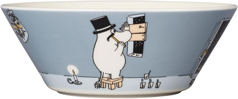 Moomin Arabia 姆明碗 姆明爸爸 15厘米 灰色｜Moomin Arabia Muumi Kulho Muumipappa 15cm harmaa