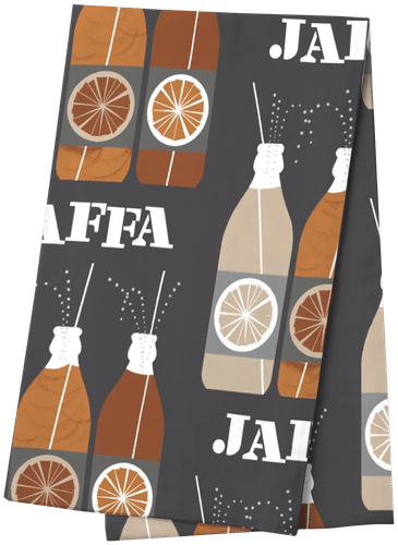 Vallila 长条桌布 Jaffa 40x150厘米 灰橙色｜Vallila kaitaliina Jaffa 40x150 cm greyorange